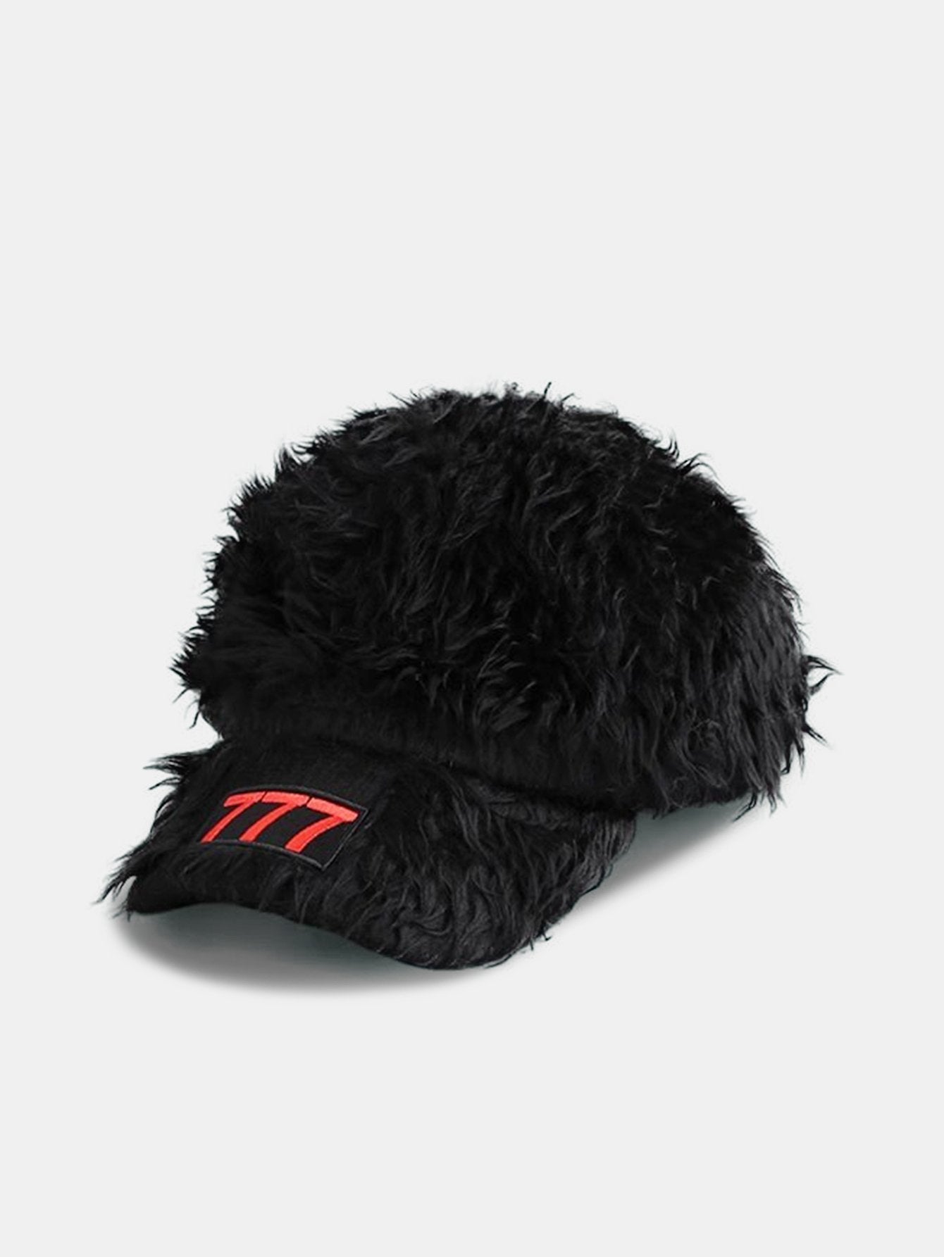 Number 777 Embroidered Plush Baseball Cap