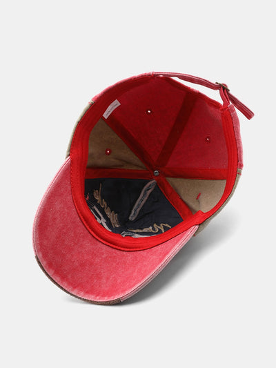 New York 79 Embroidery Washed Distressed Baseball Cap