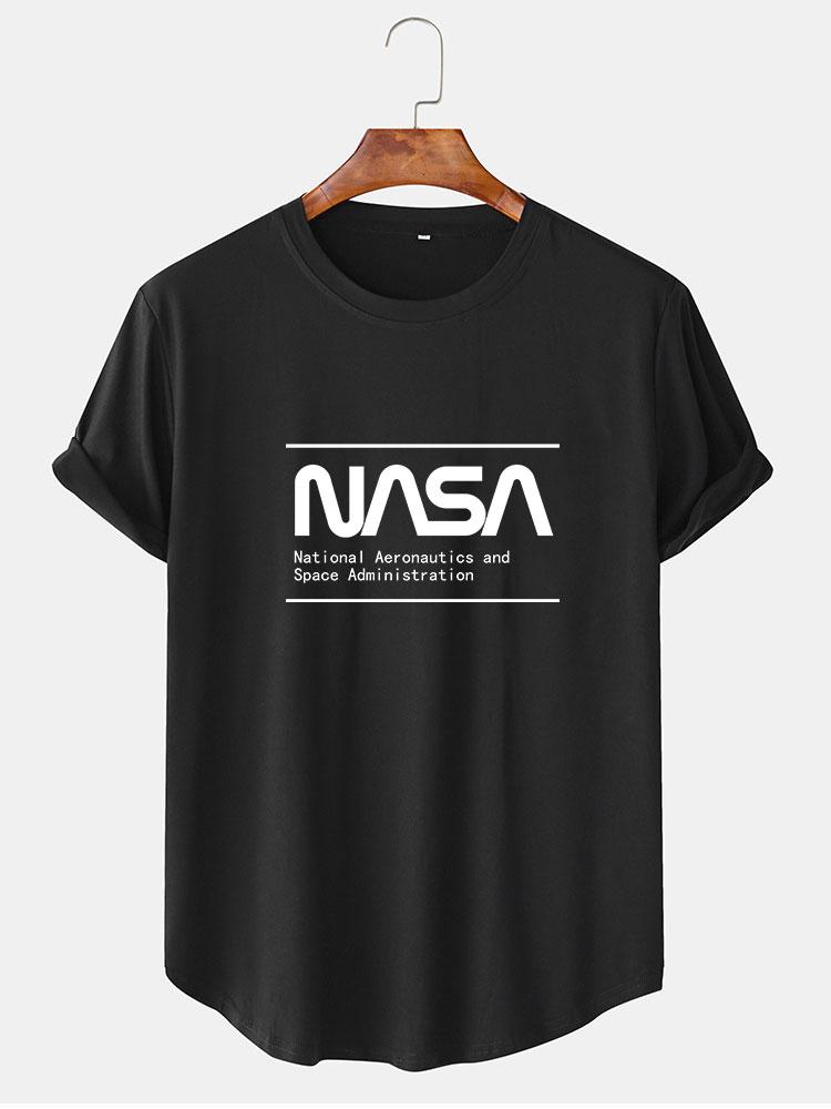NASA Print Arc Hem T-Shirt