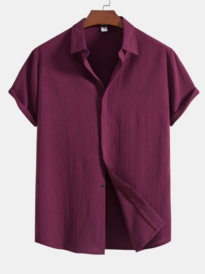 Wrinkled Concealed Fly Shirt