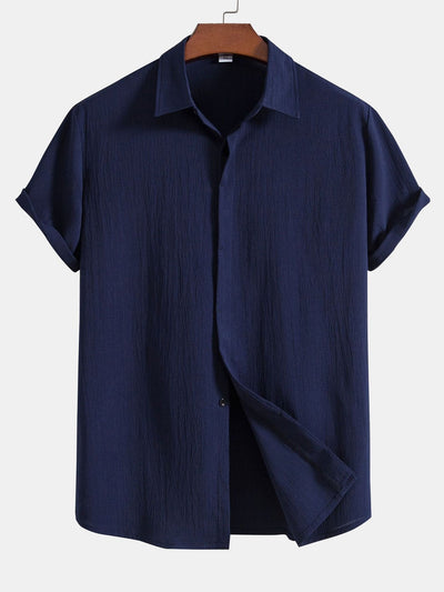 Wrinkled Concealed Fly Shirt