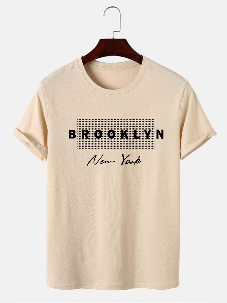Brooklyn New York Dot Print T-Shirt