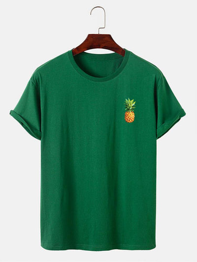 Pineapple Print T-Shirt