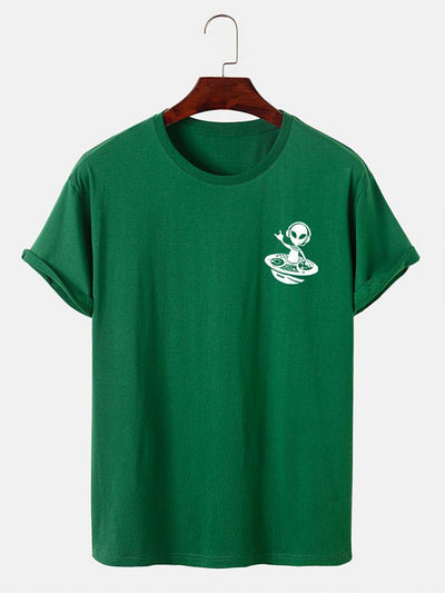 Alien Print T-Shirt