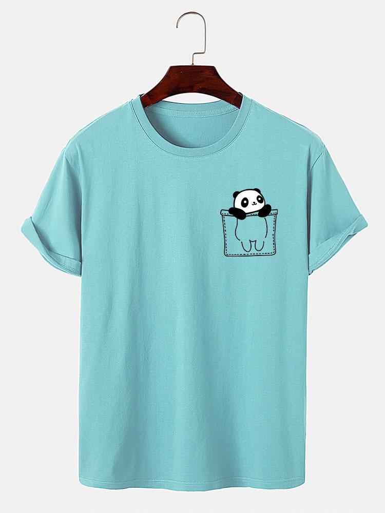 Pocket Panda Print T-Shirt