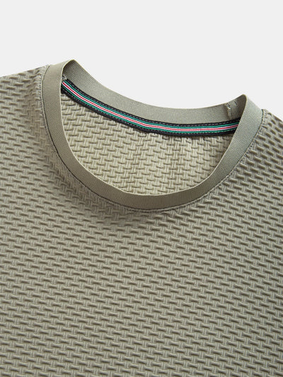 Short Sleeve Textured T-Shirt