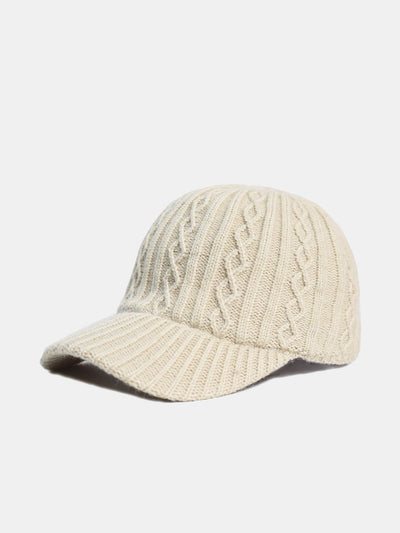 Jacquard Knit Baseball Cap