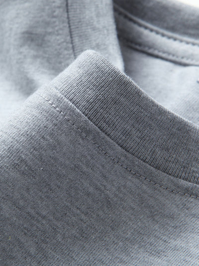 Long Sleeve Freedom Print Cotton T-Shirt