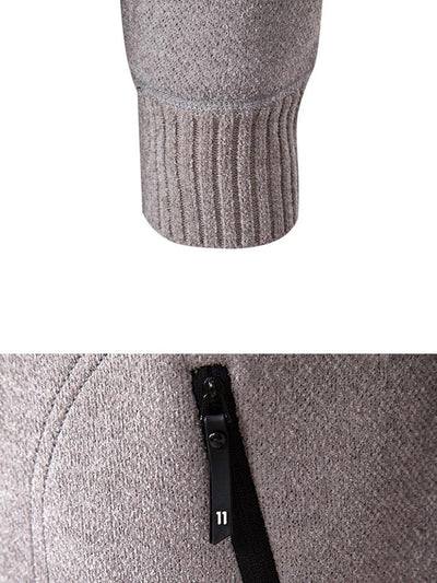 Zip Up Hooded Sweater