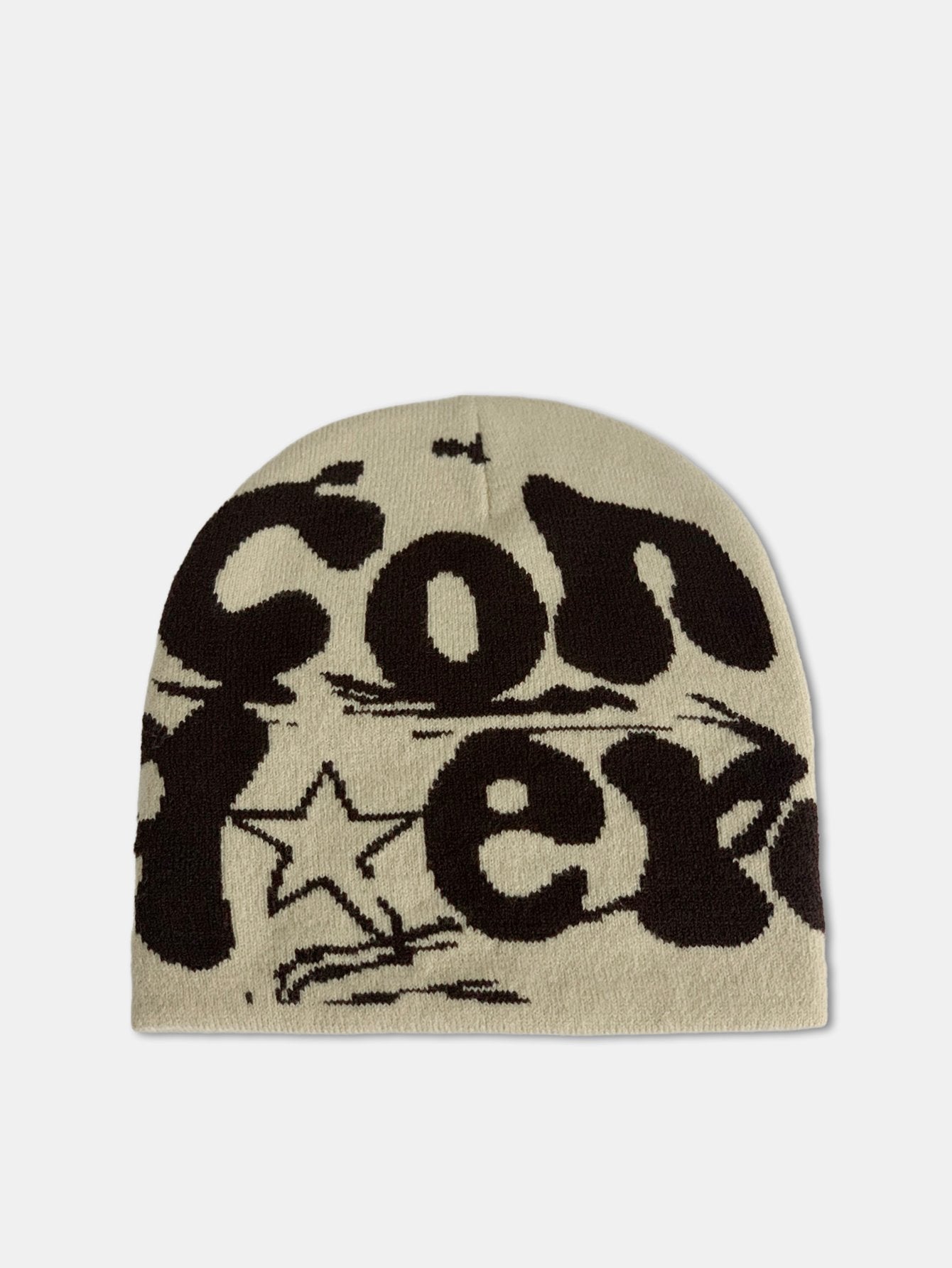 Fashion Slogan Pattern Warm Knit Beanie Hat