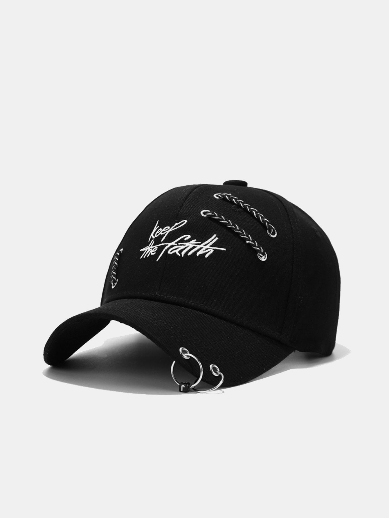 Iron Hoop Design Couple Baseball Cap