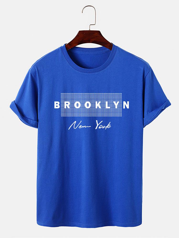 Brooklyn New York Dot Print T-Shirt