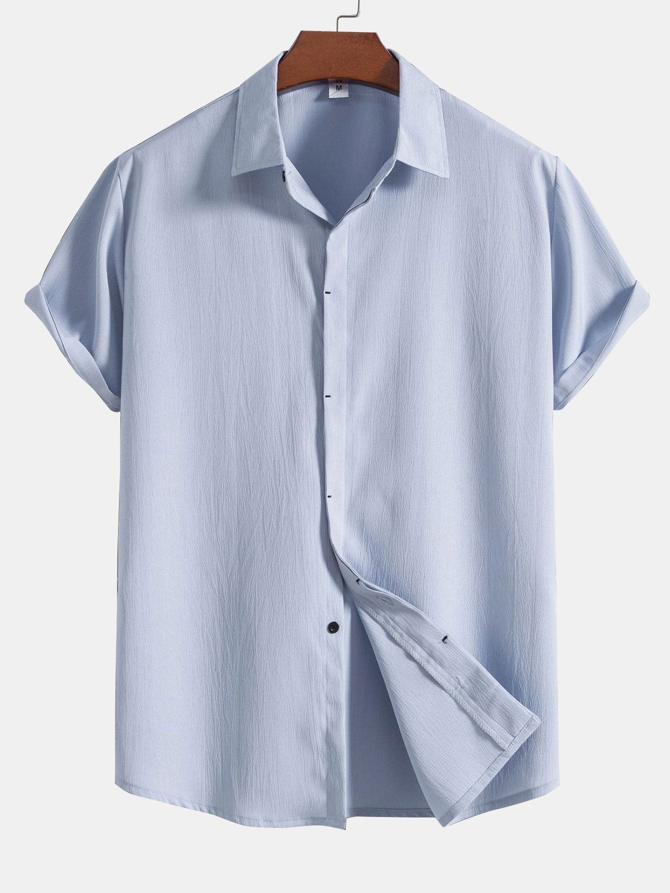 Wrinkled Concealed Fly Shirt