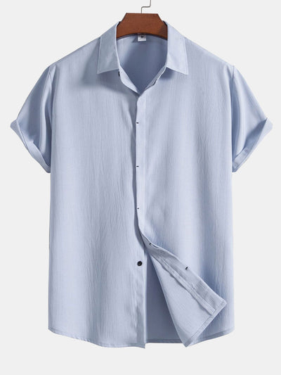 Wrinkled Concealed Fly Shirt