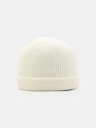 Solid Color Warm Short Knitted Hat