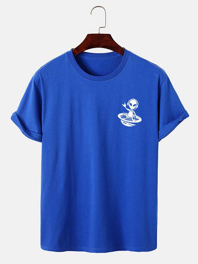 Alien Print T-Shirt