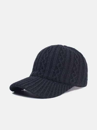 Jacquard Knit Baseball Cap