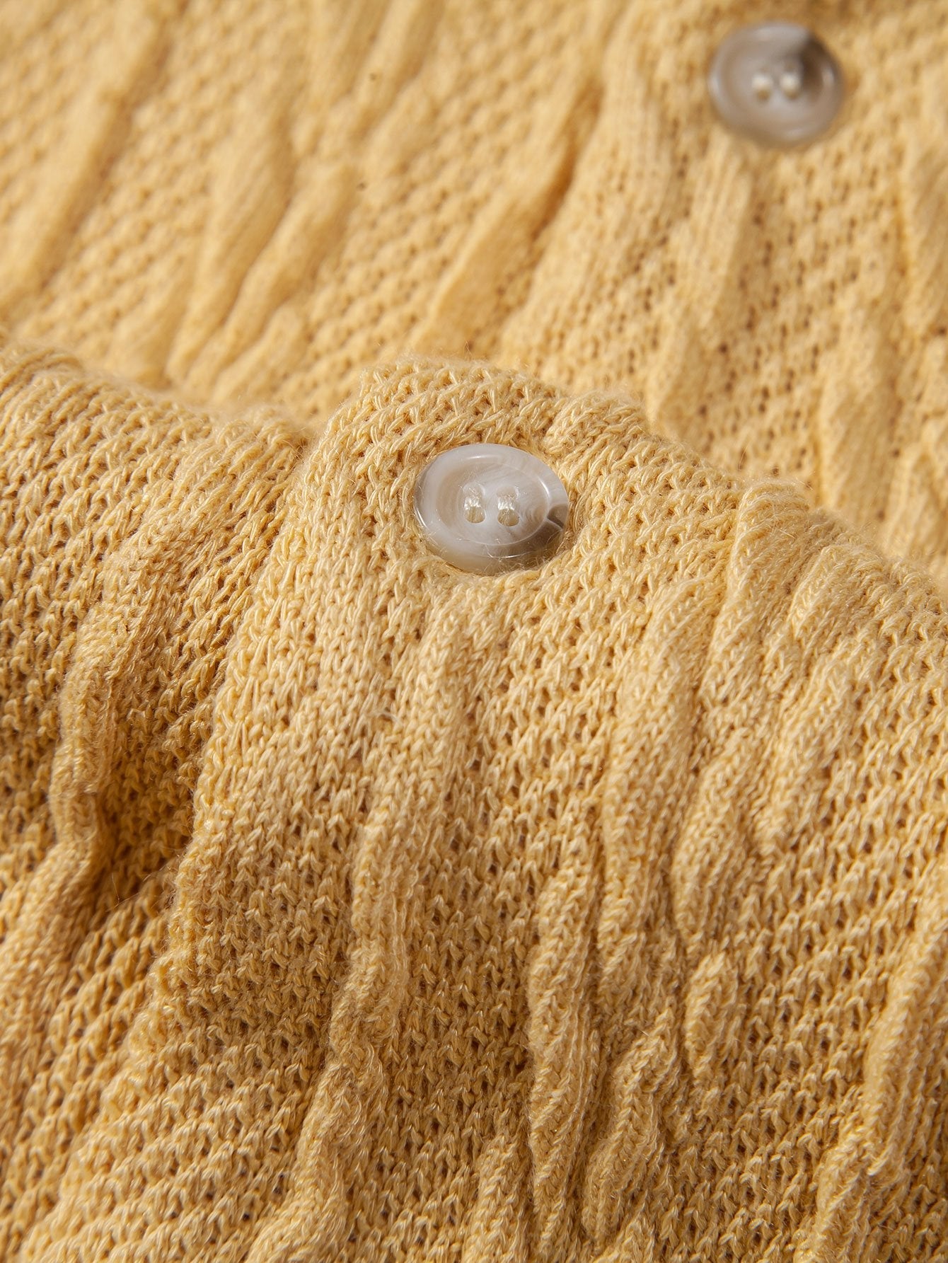 Knitted Geometric Textured Cuban Shirt