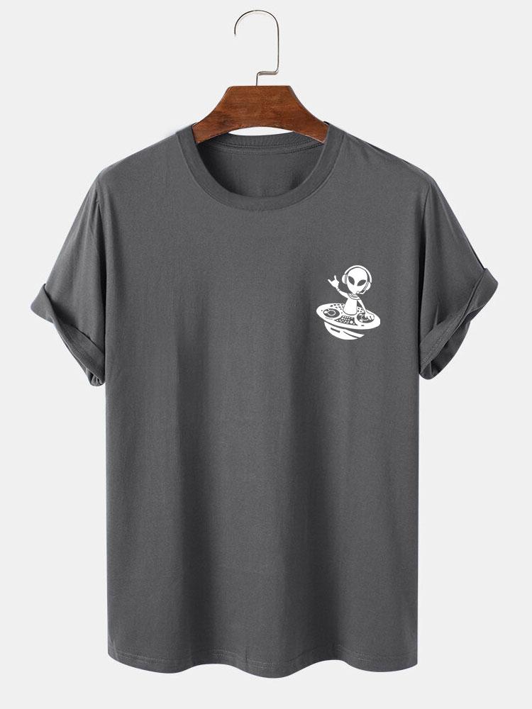 Alien Print T-Shirt