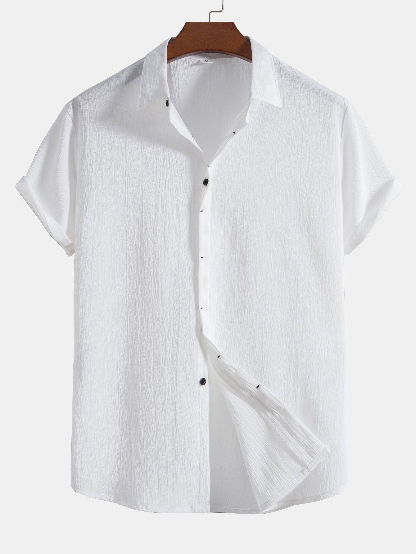 Wrinkled Concealed Fly Shirt