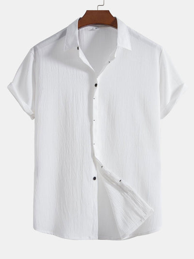 Wrinkled Concealed Fly Shirt