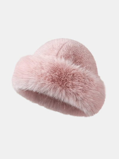 Warm Soft Plush Bucket Hat