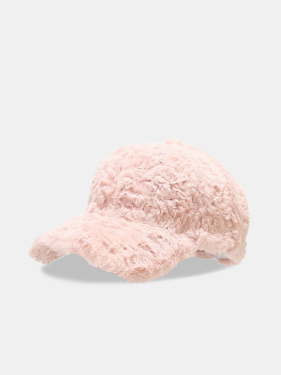 Irregular Plush Decoration Baseball Cap