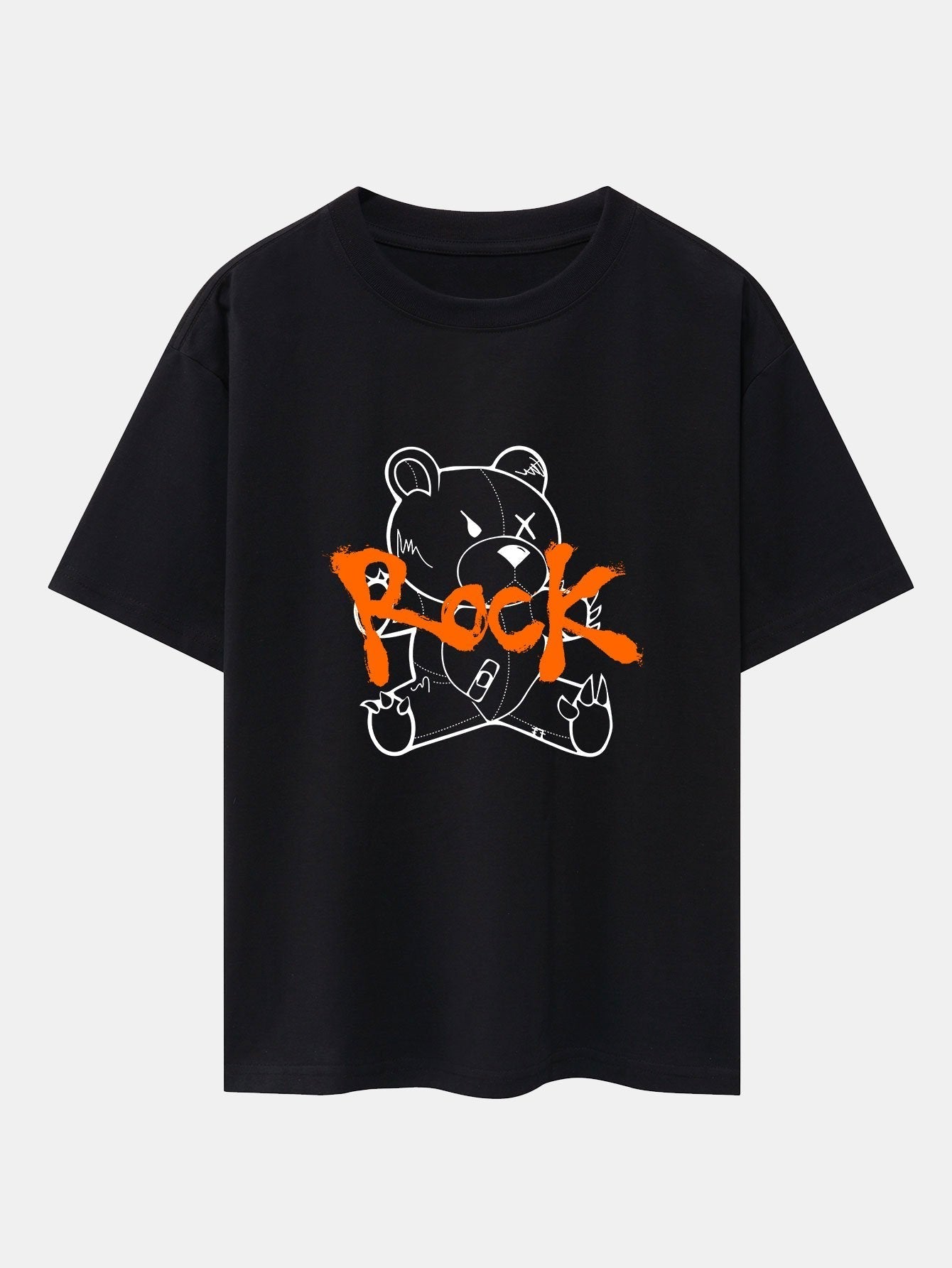 Rock Back Print Heavy Weight Oversize T-Shirt