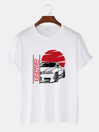 Tokyo Car Print T-Shirt