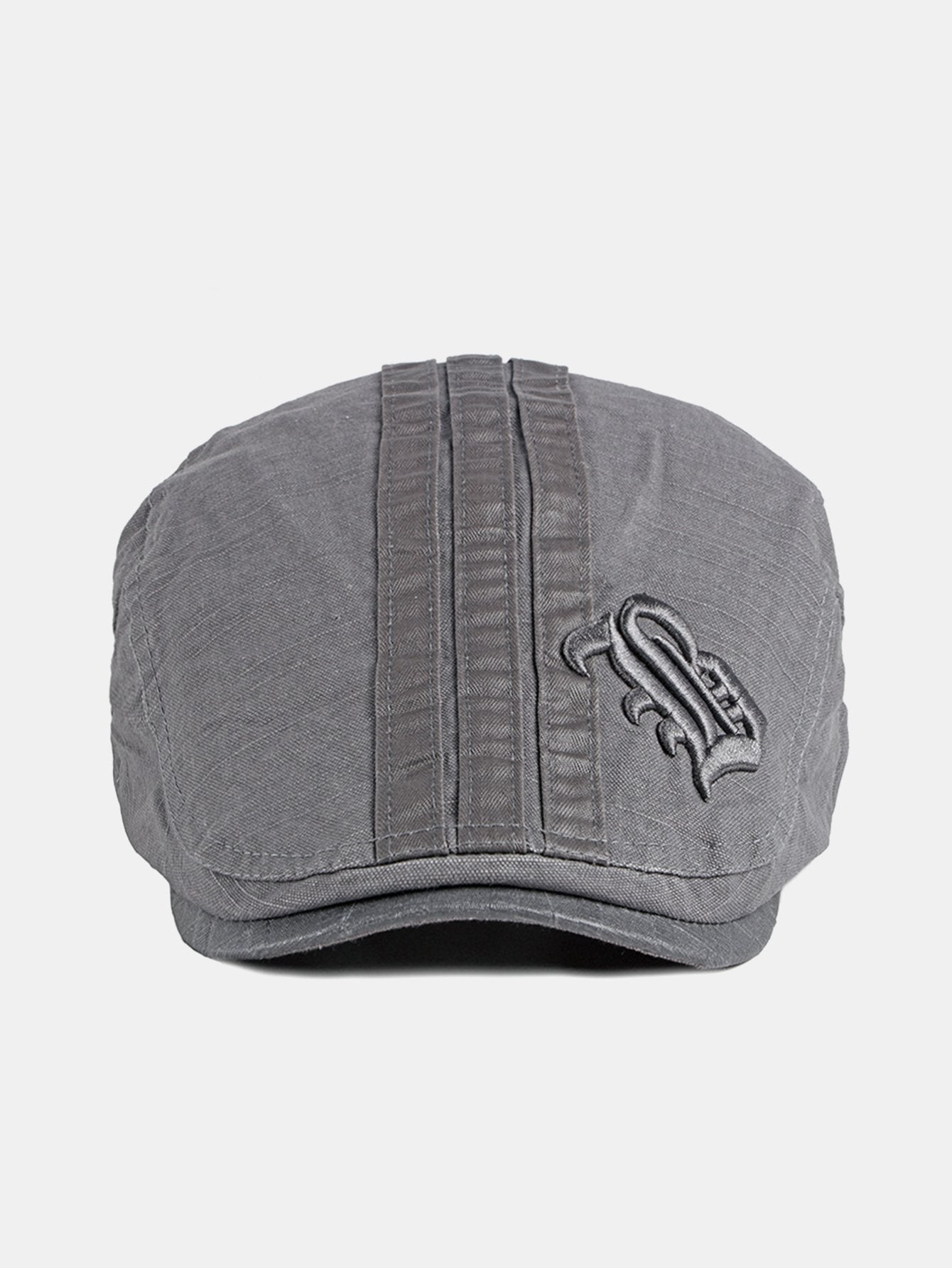 Retro Letter B Embroidery Cotton Beret Hat