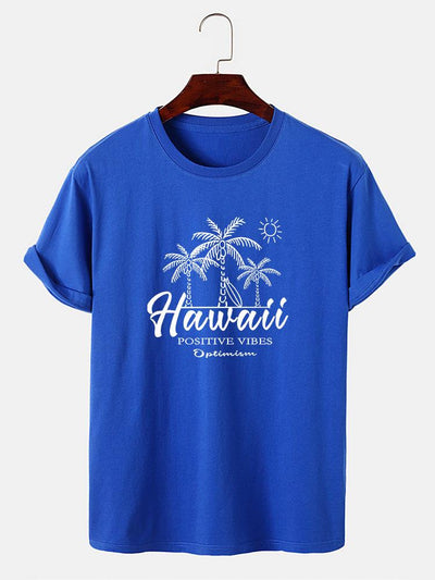 Hawaii Print T-Shirt