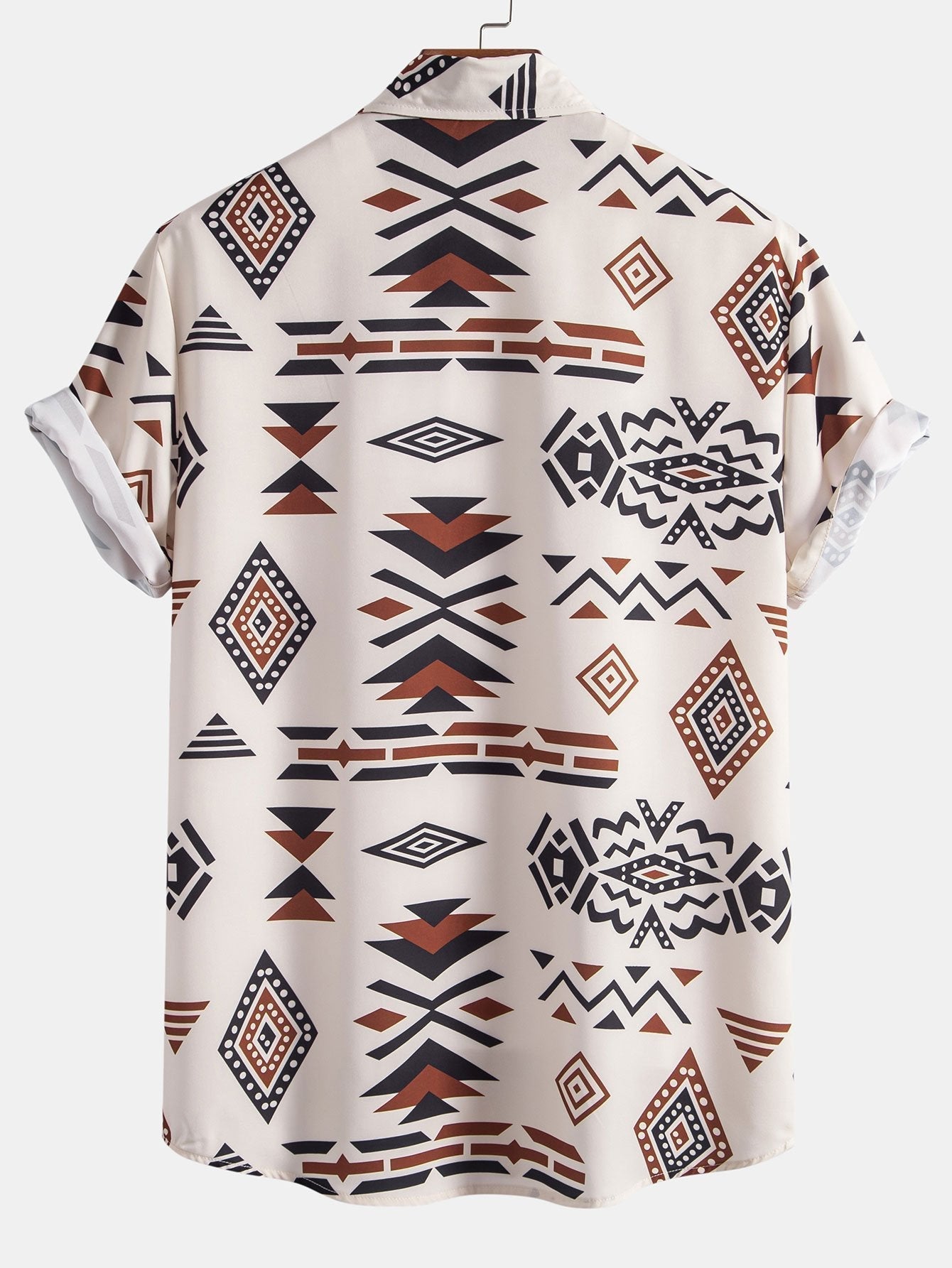 Aztec Geometric Print Shirt