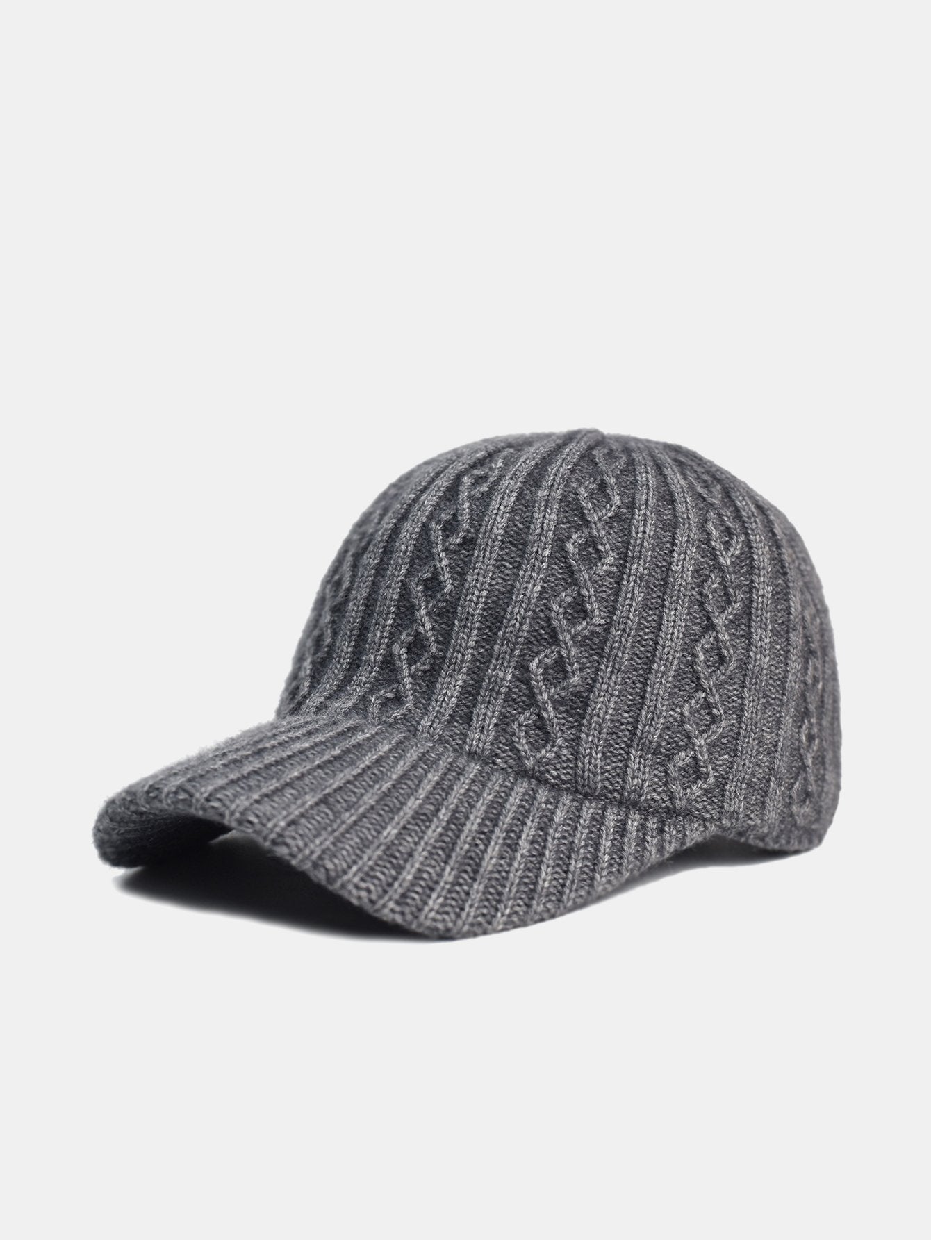 Jacquard Knit Baseball Cap