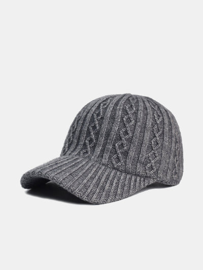 Jacquard Knit Baseball Cap