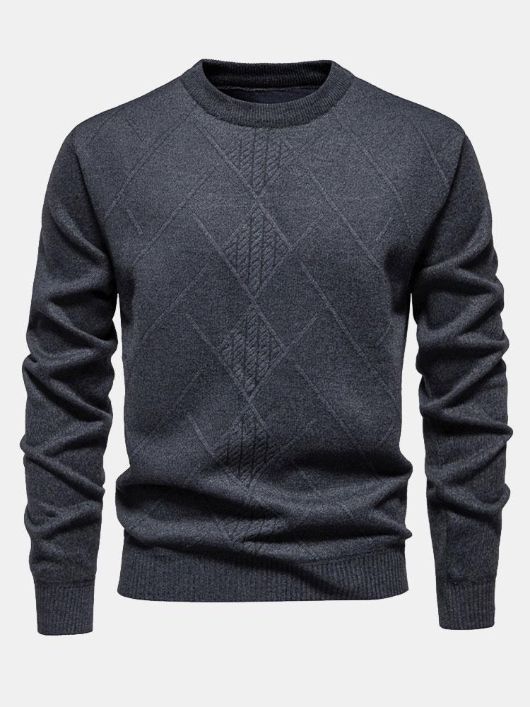 Geometric Rhombus Sweater
