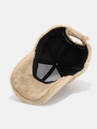 Faux Rabbit Fur Plush Warm Baseball Cap