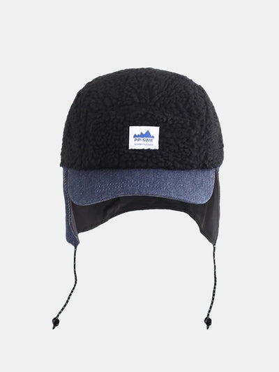 Earflaps Plush Baseball Cap
