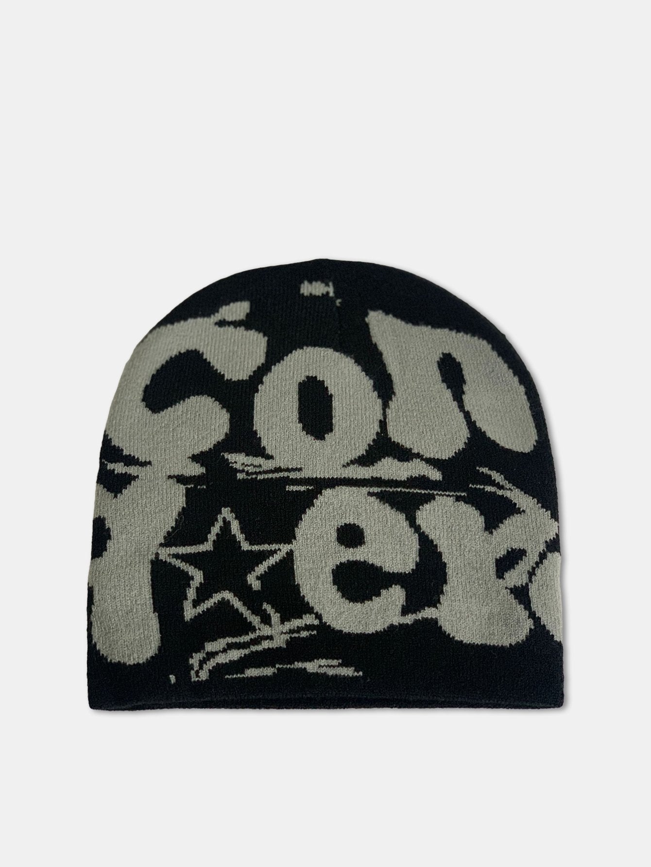 Fashion Slogan Pattern Warm Knit Beanie Hat