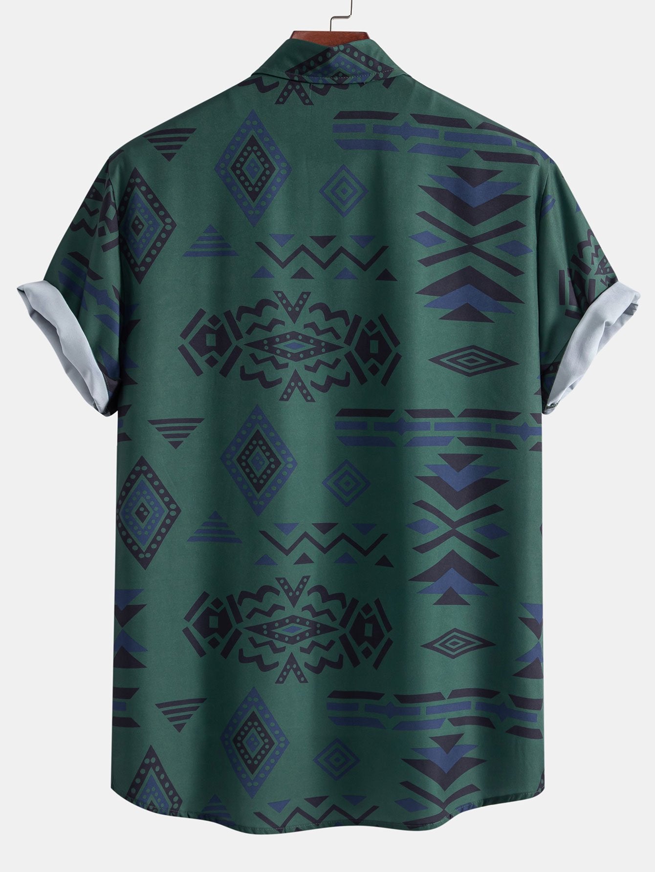 Aztec Geometric Print Shirt