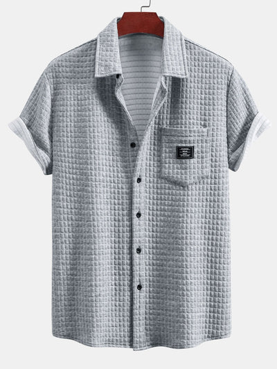 Short Sleeve Waffle Shirt