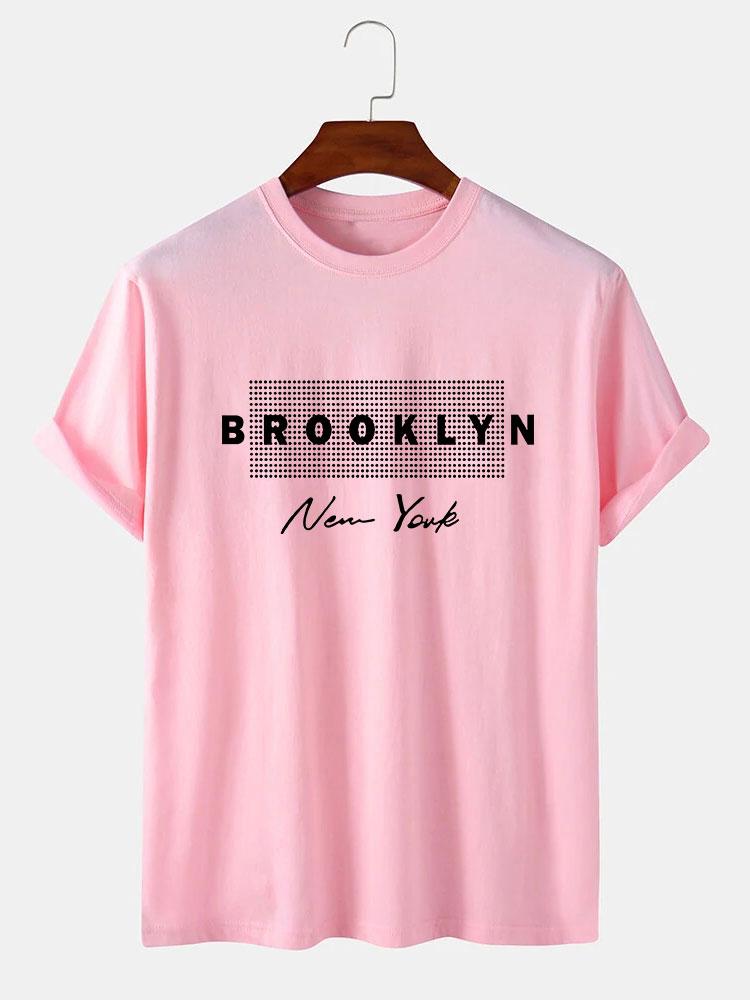 Brooklyn New York Dot Print T-Shirt