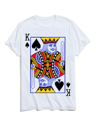King of Spades Poker Graphic T-Shirts