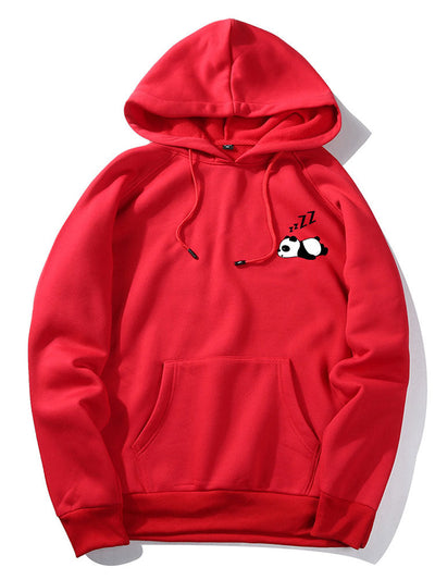 Lazy Panda Print Hoodie