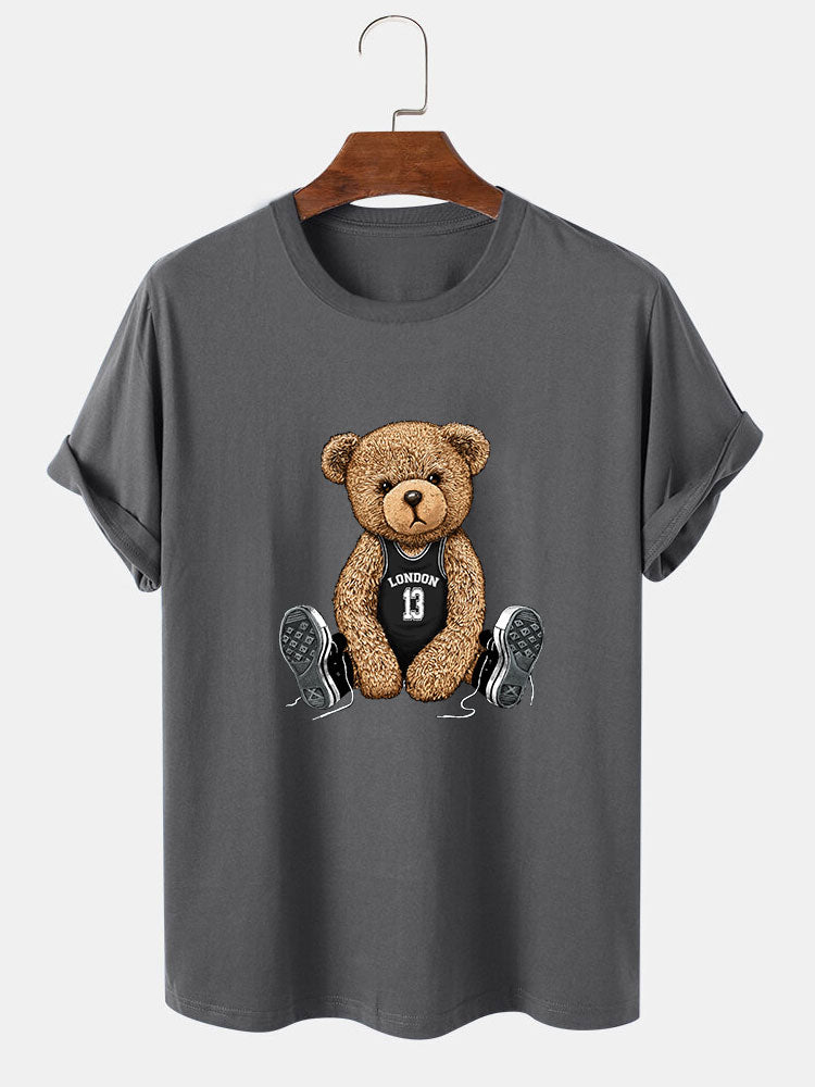 London Bear Print T-Shirt