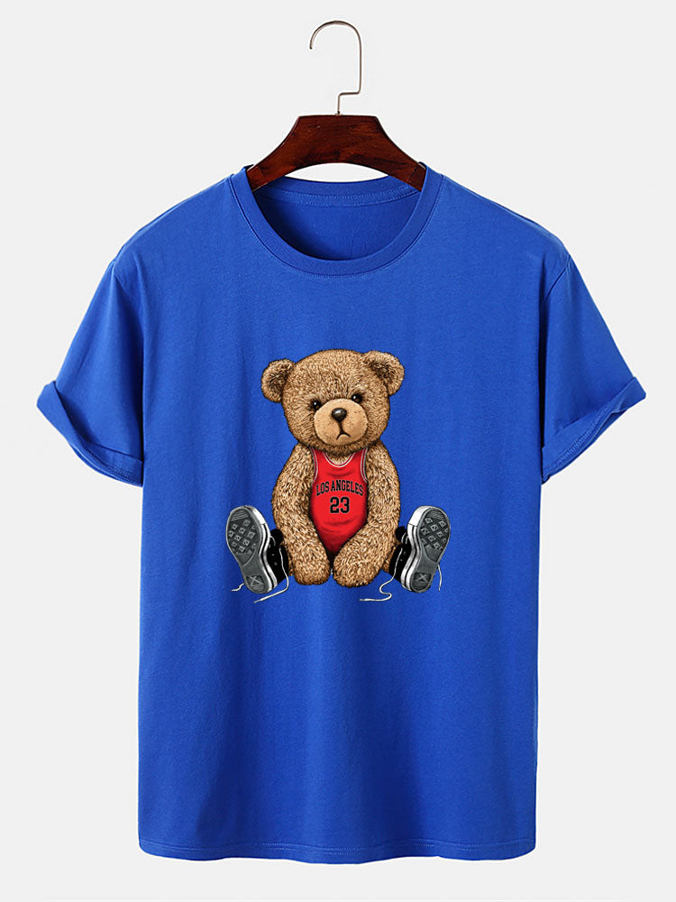 Los Angeles Bear Print T-Shirt