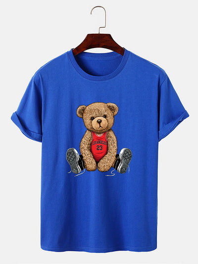 Los Angeles Bear Print T-Shirt