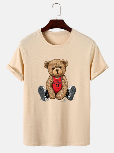 Los Angeles Bear Print T-Shirt