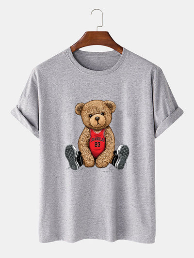Los Angeles Bear Print T-Shirt