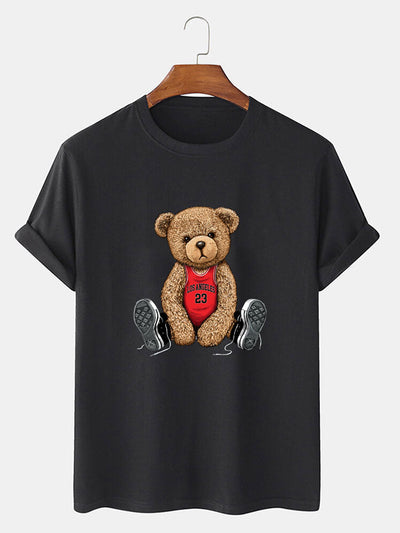 Los Angeles Bear Print T-Shirt