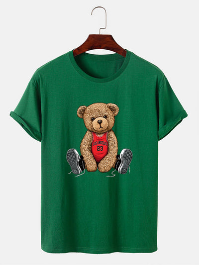 Los Angeles Bear Print T-Shirt